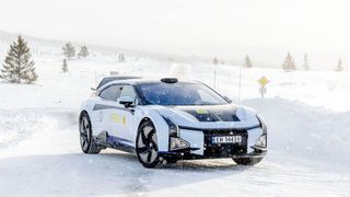 Das Thermomanagement der Batterie erlaubt beim HiPhi Z auch unter winterlichen Bedingungen eine hohe praktische Reichweitenausbeute. (Bild: Human Horizons)