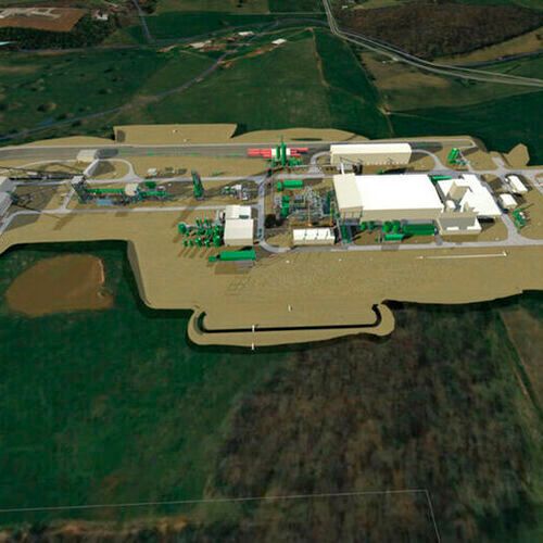 Figure 1 – Engineering model of the 30,000 tpy Tennessee Lithium project.(Source:  Business Wire)