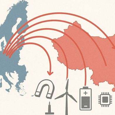 Without its own expertise, Europe will remain dependent on China - today for rare earths, tomorrow for battery raw materials. (Image:AI-generated)