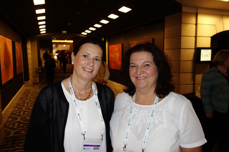 (l.) Barbara Koch, Tech Data mit Lilli Kos, IT-BUSINESS (Bild: IT-BUSINESS)