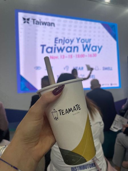 Allerdings servierte nur Taiwan Bubble-Tea zu den Produktvorstellungen. (© cm)