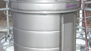 Der Silofilter Sirius für Schüttgüter von der Waiweldai Anlagentechnik besticht durch sein elegantes Design. (Bild: Waiweldai)