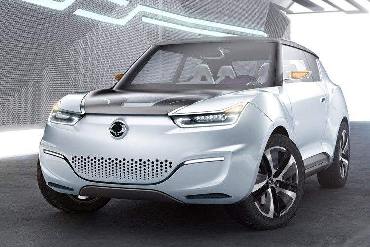 Auf dem Pariser Salon zeigte Ssangyong das Elektro-Konzeptfahrzeug e-XIV mit Range Extender. (Foto: Ssangyong)