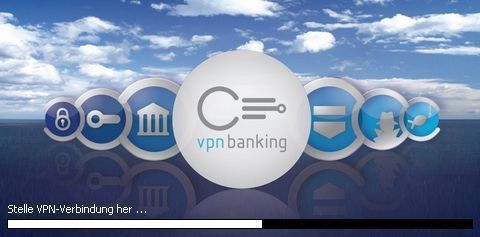 Gleich beim Start stellt VPN Banking eine sichere Verbindung zum VPN-Banking-Server von Treehouse Software her ... (Archiv: Vogel Business Media)