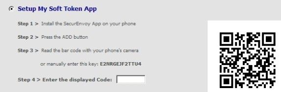 SecureAccess unterstützt auch neue Token-Typen wie beispielsweise QR-Codes. (SecurEnvoy)