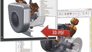 HiCAD 2012 – Konstruktionen als 3D-PDF betrachten und beurteilen. (Bild: J.P. Sauer & Sohn Maschinenbau GmbH)