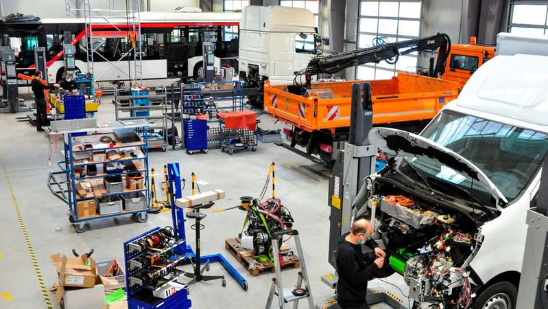 Elektro-Umbau bei Nutzfahrzeugen(Bild:  E-Cap Mobility)