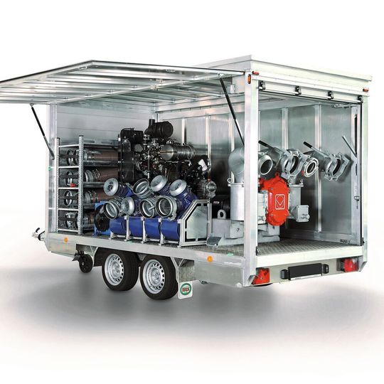 Mobile Pumpanlagen flexibel ausstatten und einsetzen Mobile Pumpanlagen flexibel ausstatten und einsetzen
