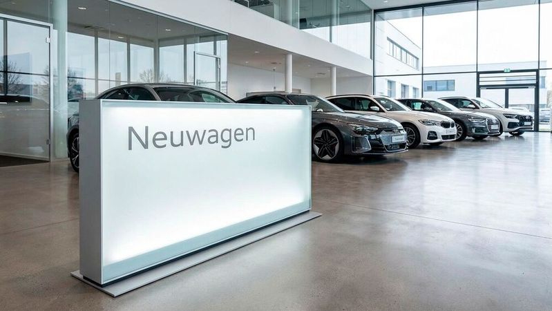 Verbraucher halten laut einer Umfrage eine Neubelebung des Neuwagenhandels für nötig.(Bild:  Google Gemini 3 Pro Image)