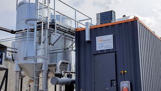 Die Biogasaufbereitungs-Anlage im elsässischen Scherwiller soll bis zu 385 Normkubikmeter Biogas liefern.  (ETW Energietechnik)