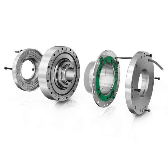 Integrierte Drehmomentsensorik: Mikrometer dünne Metallbeschichtung und Elektronik auf der Flexspine (Bild:  Schaeffler)