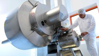 Das Bruttovolumen des Mischers beträgt 2 200 Liter, die befüllbare Bandbreite liegt zwischen 200 und 1000 Kilo.  (Bild: Sternmaid)