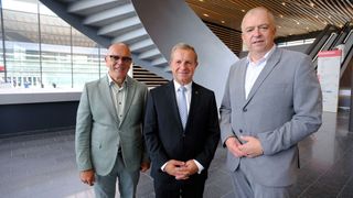 Die neue ZDK-Spitze (von links): Vizepräsident Michael Schneider, Präsident Thomas Peckruhn und Vizepräsident Thorsten Krämer. (Bild: VCG - Zietz)