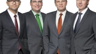 Die Geschäftsführung von Bilfinger Maintenance (v.l.n.r.): Franz Xaver Braun (Vorsitzender der Geschäftsführung), Frank Lothar Unger, Hermann Holme und Jörg Wolfhard (Bild: Bilfinger Maintenance)
