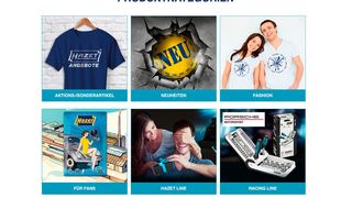 Die einzelnen Shopbereiche sind leicht zu finden. (Bild: Hazet)