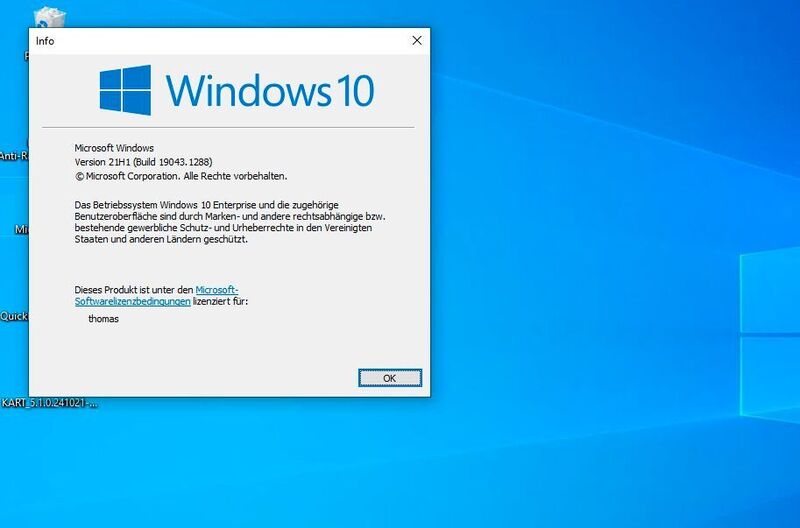 Erfolgreiche Wiederherstellung von Windows 10. (Microsoft / Joos)