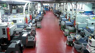 Mit dem Pro-Vis-Energiemanagement lassen sich Anlagen und Maschinen automatisch abschalten, damit diese nicht leer laufen und unnötig Strom verbrauchen.  (Bild: Gotzeina Drehtechnik)