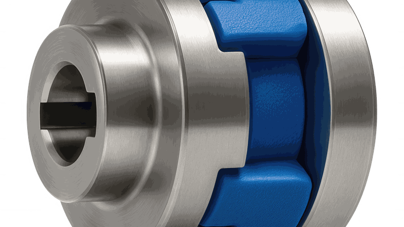 Elastomerkupplung mit einer Nabe für Anwendungen von Kleinmotoren in der Textilherstellung.(Bild:  stock.adobe.com - OMD)