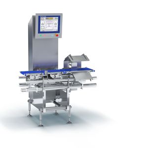 Die Kontrollwaage C35 Advanced Line verarbeitet bis zu 600 Packungen pro Minute und erkennt Über- und Unterfüllungen sowie unvollständige Verpackungen.(Bild:  Mettler Toledo)