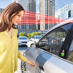 Continental will mit neuen Kamerasystemen eine biometrische Gesichtserkennung ermöglichen, die den Autoschlüssel ersetzen soll.(Bild:  Continental)