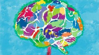 Das Bild zeigt die Plazenta im Boden, die den Gehirn-Baum mit Serotonin versorgt und dem Gehirn so beim Wachstum hilft. (Lei Xing et al., Neuron 2020 / MPI-CBG)