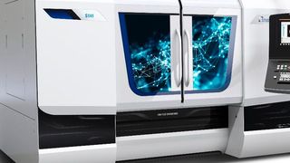 Die S141 ist eine CNC-Universal-Innenrundschleifmaschine der neusten Generation. In die CNC ist ein PC integriert. Die Möglichkeit zur Vollintegration der Messsteuerung und der Sensorik zur Prozessüberwachung in der Steuerung erlaubt eine einheitliche Programmierung der verschiedenen Systeme.  (Bild: Fritz Studer)