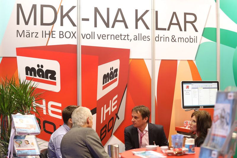 März Internetwork Services AG auf der DMEA (© Messe Berlin GmbH)