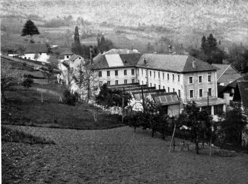 1909: Gründung des Werks in Faverges, Frankreich. (Stäubli )