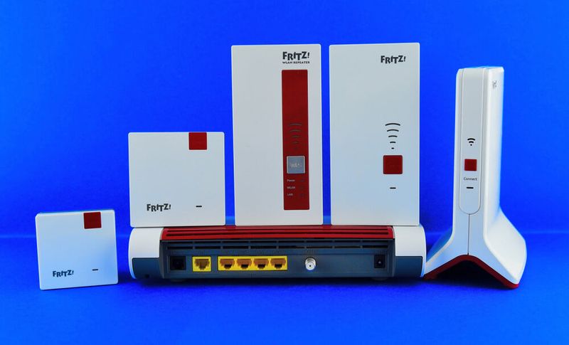 Abbildung 38: Wie gut harmoniert die junge Wi-Fi-6-AVM FRITZ!Box 6660 Cable mit den alten Wi-Fi-5- und WiFi-4-Repeatern? Das haben wir noch nicht systematisch untersucht. (Bild: Harald Karcher)