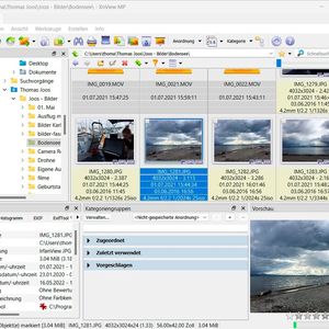 XNView MP bietet zahlreiche Möglichkeiten und unterstützt alle verbreiteten Formate.(Bild:  Joos (Screenshot))