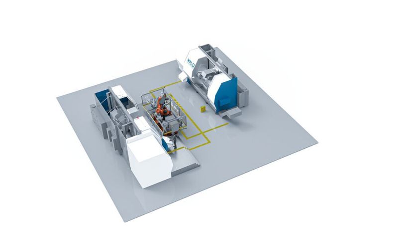 Optimale Zugänglichkeit zur Maschine (Frai Robotic Technologies)