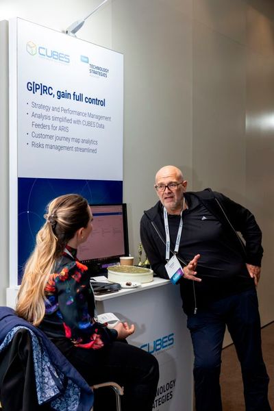IUG-Sponsor Cubes entwickelt Technologiestrategien für Unternehmen in Middle East. Weiterer Sponsor der diesjährigen Anwenderkonferenz war das Softwarehaus Palmira. (Bild: Karl Hussey Photography 2024 - no repro fee)