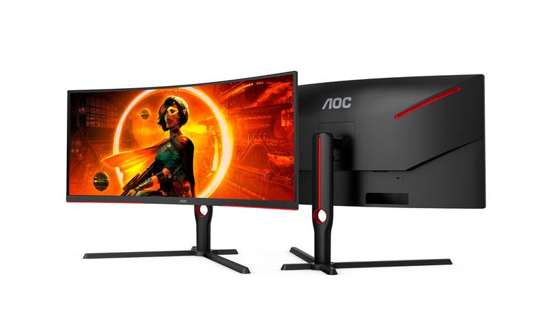 Curved-Displays mit 1000R-Krümmung und 165-Hz-VA-Panels: Die neue G3-Serie von Agon by AOC.  (AOC)