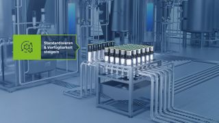 Ein Highlight auf dem Bürkert-Messestand sind die neuen Steuerköpfe Typ 8682 und Typ 8683 zur Ventilautomatisierung. Sie lassen sich dank flexiblen Adaptersystems mit Ventilen unterschiedlichster Hersteller kombinieren. (Bild: Bürkert Fluid Control Systems)