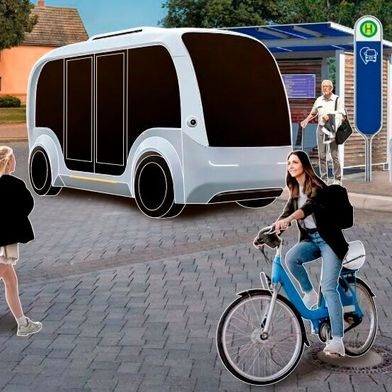 Autonomous vehicles can massively improve the quality of public transportation, according to a study commissioned by DB Regio. (Image:Deutsche Bahn)