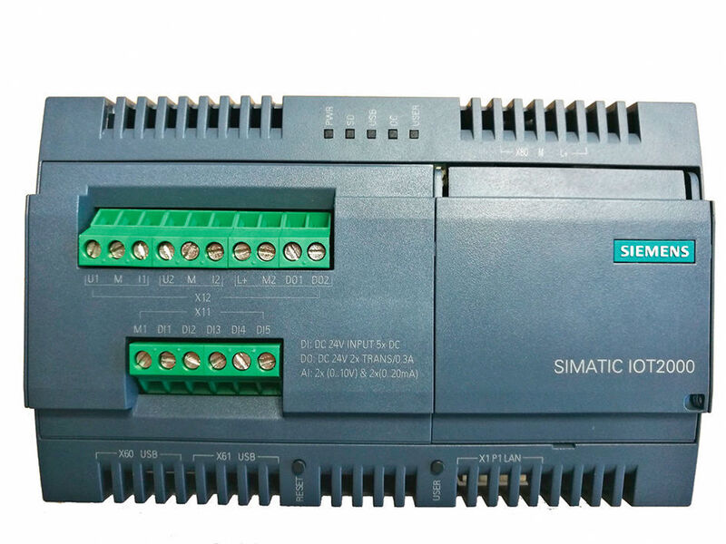 Die Simatic IOT2000 ist Arduino-kompatibel und soll die Verbindung mit
Sensordaten ermöglichen.
 (Siemens)