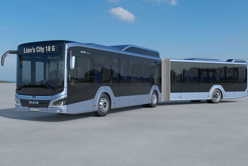 MAN zeigt seine neue Stadtbusgeneration Lion´s City mit neuen Antriebskonzepten. (MAN)