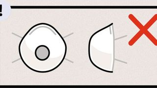 Ungeeignet für die Wideraufbereitung im Backofen: formstabile FFP2-Masken (Körbchenmodell) und Masken mit Atemventil (Bild: FH Münster)