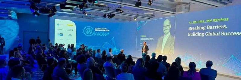 Am 24. Juni 2026 lädt der International Communication Circle ins Vogel Convention Center (VCC) nach Würzburg ein. (Bild:  Vogel Communications Group)