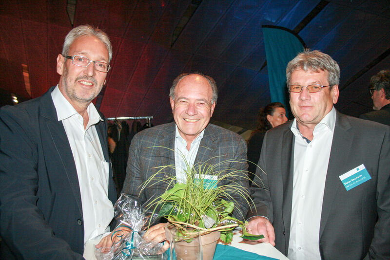 Jürgen Ramoser, Marcel Herzog (beide Ostertag) und Dieter Neumann (C4B) (Bild: C4B)