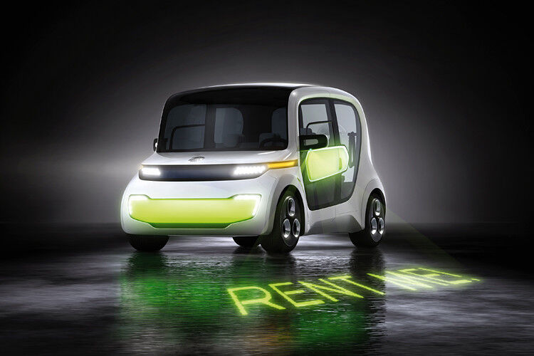Das Konzept Light Car Sharing aus dem Jahr 2011. (Foto: EDAG)