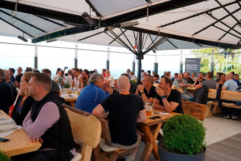 Auftakt zum Gipfeltreffen 2023: Abendveranstaltung im Berggasthof Schönblick.  (Bild: Sysob )