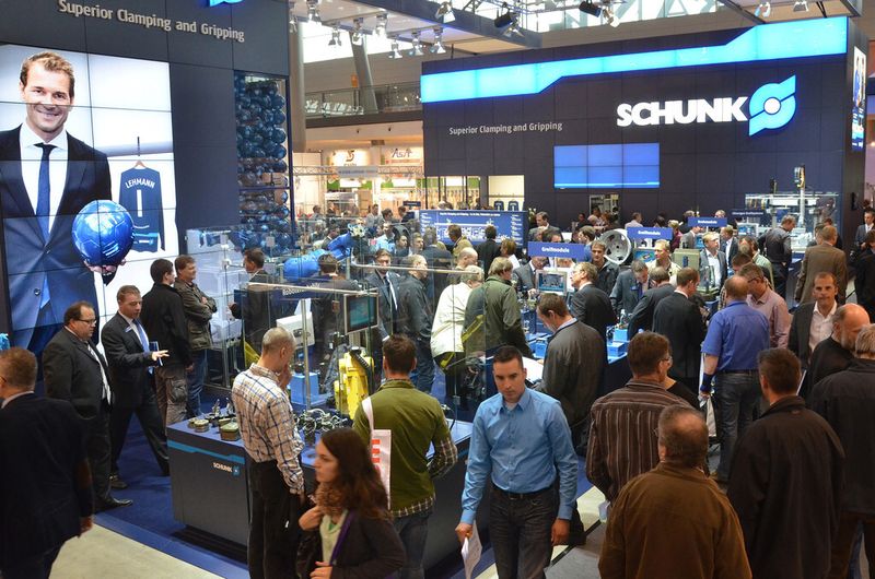 Nach fünfjähriger Abstinenz stellt Schunk in Hannover auf einer Fläche von 260 m² aus. (Bild: Schunk)
