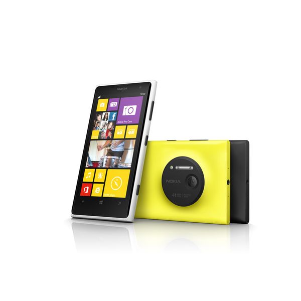 Das Nokia Lumia 1020 soll in den Farben Gelb, Weiß und Schwarz auf den Markt kommen. (Bild: Nokia)