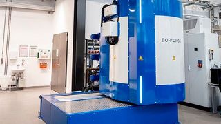Die neue Gasborieranlage am Fraunhofer IST in Braunschweig erzeugt durch Diffusionsbehandlungen bei bis zu 1.050 °C boridische Randzonen mit außergewöhnlichen technologischen Eigenschaften. Erfahren Sie hier, was damit gemeint ist ... (Bild: Fraunhofer IST)