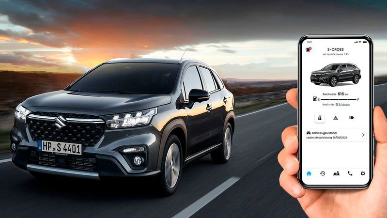 Zu Beginn vor allem mit Funktionen für den Autofahrer: neue App Suzuki Connect.(Bild:  Suzuki)