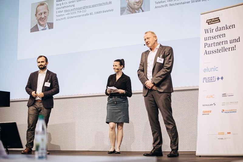 Impressionen der Fachtagung „Mehr Effizienz im Presswerk“ am 15. September 2021 in Würzburg. (Bild: VCG)