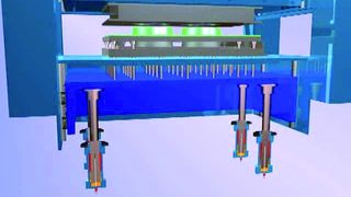 Die Simulation dieser modularen Zieheinrichtung hat zu einer frühzeitigen Optimierung des Gesamtsystems geführt. Bild: Bosch Rexroth (Archiv: Vogel Business Media)