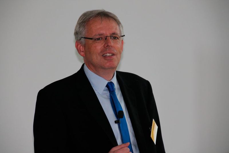 Klaus Ebinger von Turck referierte auf der Jahrpressekonferenz zu dem Thema 