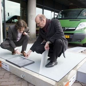 Ein Prototyp der Solarzellenmodule wurde im NEMO Science Museum in Amsterdam präsentiert. 